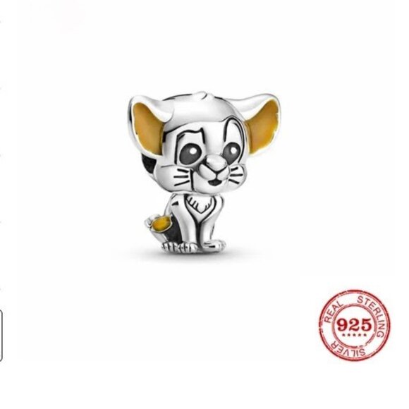 Pandora Disney Sterling Silver Simba from The Lion King Bracelet Charm - Picture 1 of 5